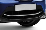 Хромированные накладки на передний бампер