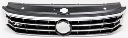 Решетка радиатора Volkswagen Passat B8 R-Line 2015- USA черн.с четырмя хром.молдингами