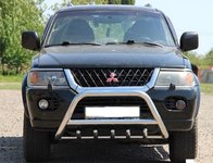 st-line-wt0030086 Защита переднего бампера (кенгурятник) Mitsubishi Pajero Sport (1996-2008)