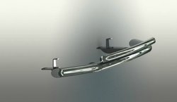 Защита переднего бампера (кенгурятник)Renault Kangoo (2012-) / ус двойной