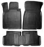 Полиуретановые коврики Renault Logan MCV 2004 -2012 черный, кт - 4шт