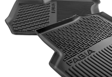Резиновые коврики Skoda Fabia 2015- задние 2шт