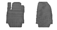 stingray-1018082 Коврики в салон Renault Captur 13-/ Clio III 05-/ Clio IV 12- (передние - 2 шт)
