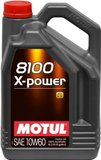 motul-2-854841 Синтетическое моторное масло для бензиновых и дизельных двигателей 8100 X-POWER 10W-60, 4л