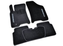 Ворсовые коврики Chevrolet Lacetti (2002-) Чёрные, кт 5шт
