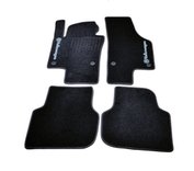 Ворсовые коврики Volkswagen Jetta (2010-) Чёрные, кт 5шт
