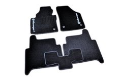 Ворсовые коврики Volkswagen Touran (2010-) 5мест чёрные, 5шт