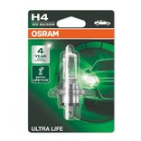 Автолампа  H4 Ultra Life 12V 60/55W P43t (блистер 1шт)