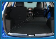 Хром накладка на порог багажника (нерж.) Mazda CX 5 2013-, 2 шт.