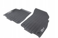 vag-4m1061221c041 Коврики в салон Audi Q7 '15- (белое лого) передние, кт 2шт