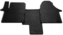 Коврики в салон Renault Trafic II 01- /OPEL Vivaro I 01-/ NISSAN Primastar 02- (1+1) (design 2016) (3 шт)