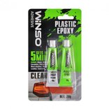 Двухкомпонентный эпоксидный клей прозрачный, 20g