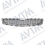 avtm-181718915 Решетка радиатора Chevrolet Malibu '12-14 нижняя с хром молдингом