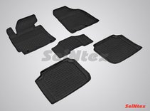 Коврики в салон KIA Cerato III 2013-2017 резиновые, кт 5шт